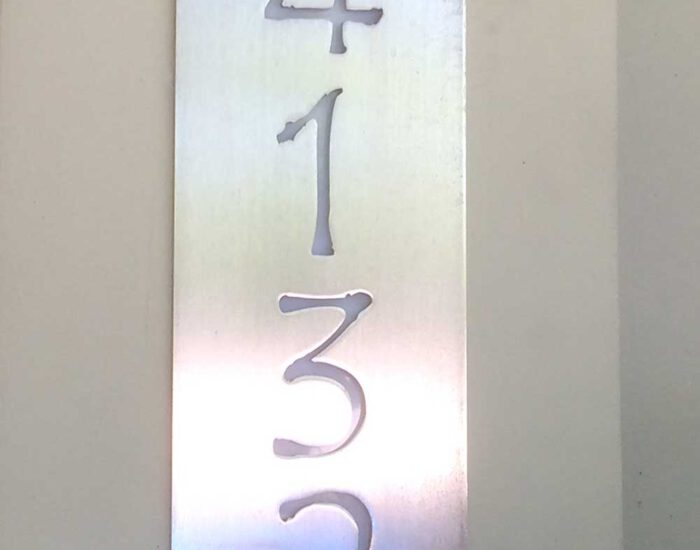 an image of a custom address light
