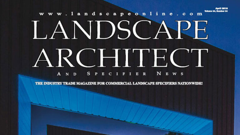 landscape architecture magazine cover