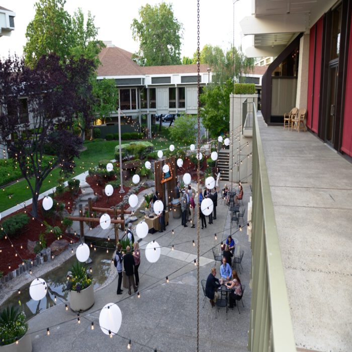 DoubleTree by Hilton Capital Patio Lighting - Daytime