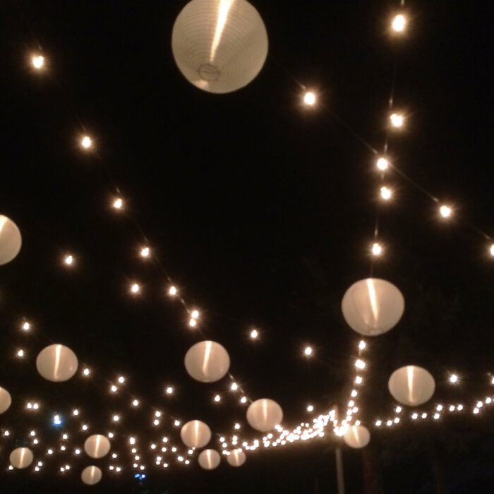 DoubleTree by Hilton Capital Patio Lighting - Nighttime